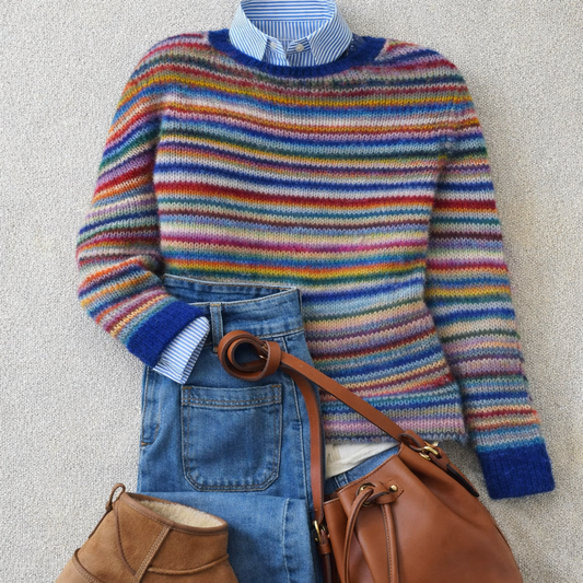 Megan™| Heritage Nordic Knit Sweater