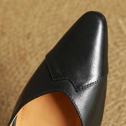 Rivelle Mary-Strap Leather Pumps