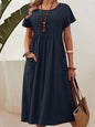 Dorien | Pleated Midi Dress