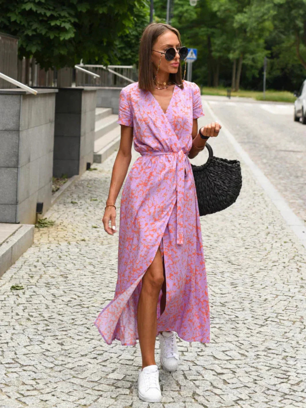 Leanne - Elegant Tummy Covering Dress