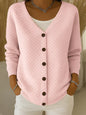 Janice | Textured Button Cardigan