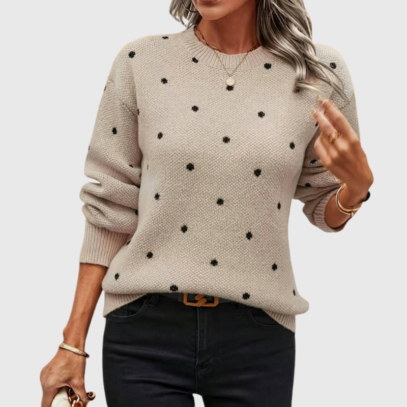 Nina | Textured Knitted Sweater