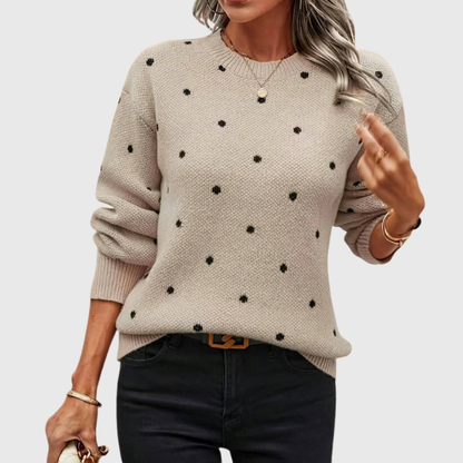 Nina | Textured Knitted Sweater