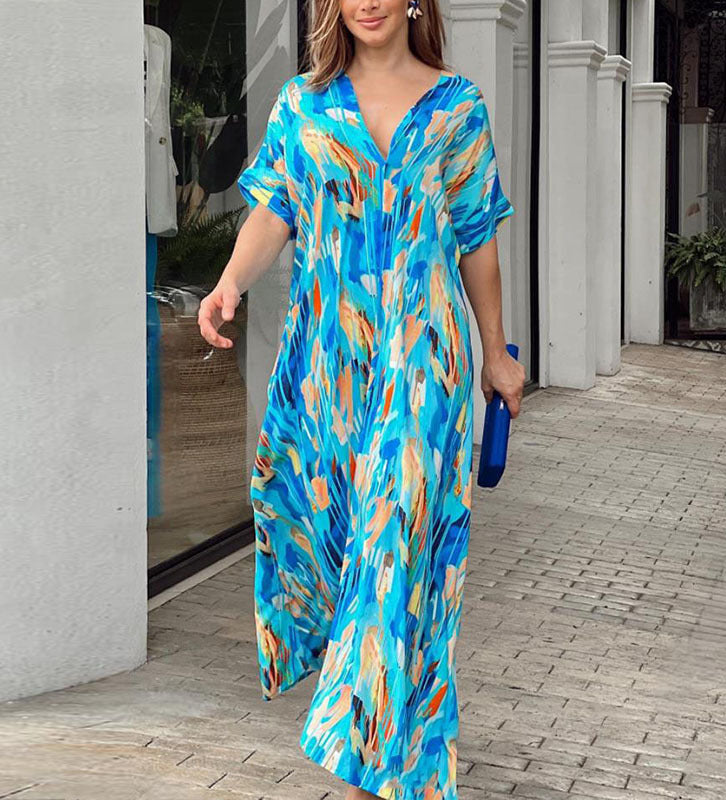 Marnie - Vibrant Abstract Dress