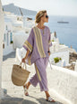 Linen Co-Ord with Yellow Stripes