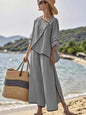 Chic linen boho set