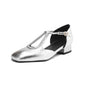 Estelle | Retro Leather Flats