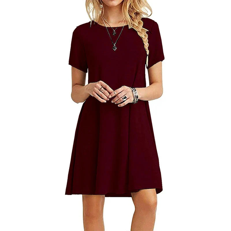 Halina - Minimalist Shirt Dress