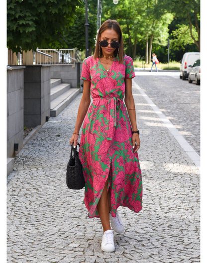 Leanne - Elegant Tummy Covering Dress