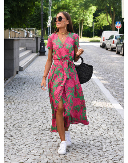 Leanne - Elegant Tummy Covering Dress