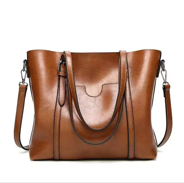 Evelyn - Sleek Leather Shoulder Bag