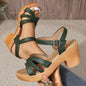 MELODIE | Braided Strap Platform Sandals