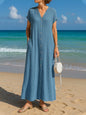 Sybil | Flowy Button Dress