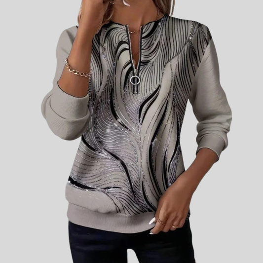 Norory™ | Art Print Zip Pullover