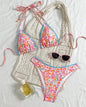 Valerie - Vibrant Lace Neck-Tie Bikini