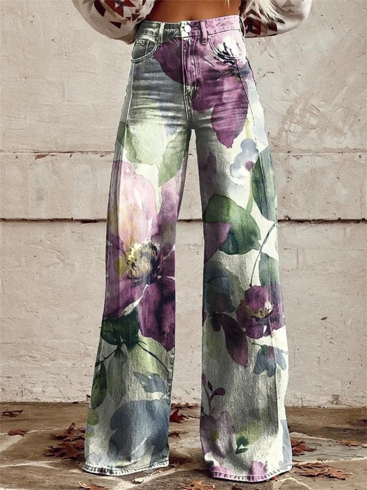 Victoria™ - High Waisted Wide Leg Trousers