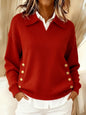 Lorayne | Button Detail Knit Sweater