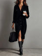 Aurovia - Chic Flared Hem Dress