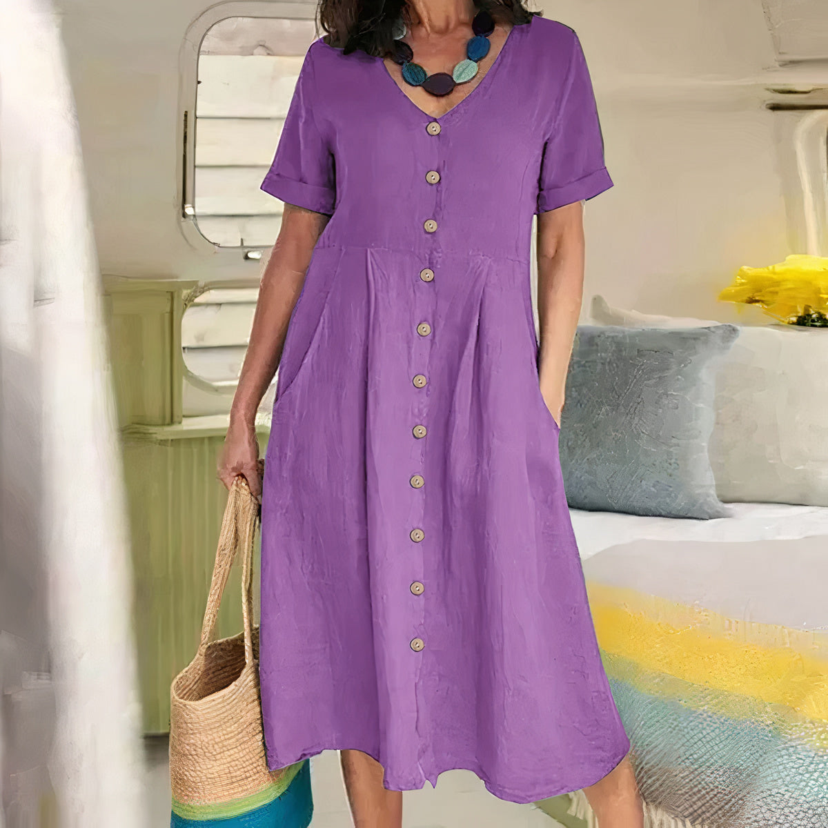Briar - Effortless Buttoned Dress