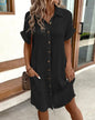 Lucette | Button Shirt Dress