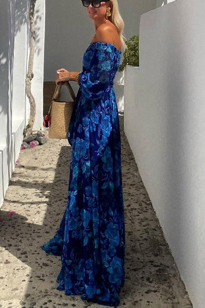 Calista | Floral Off-Shoulder Maxi Dress