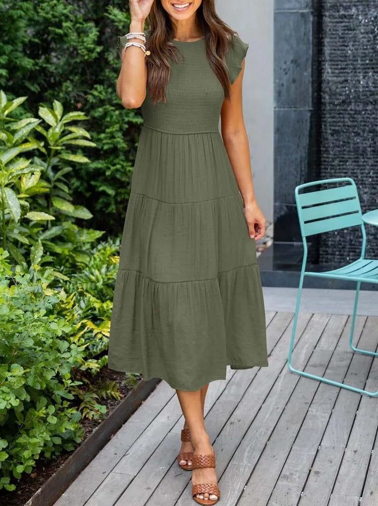 Marlene - Elegant Dress with Tummy Coverage