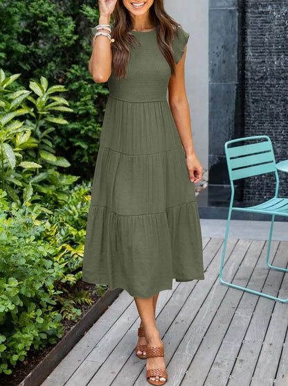 Marlene - Elegant Dress with Tummy Coverage