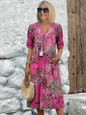 Andrea - Vibrant Midi Dress