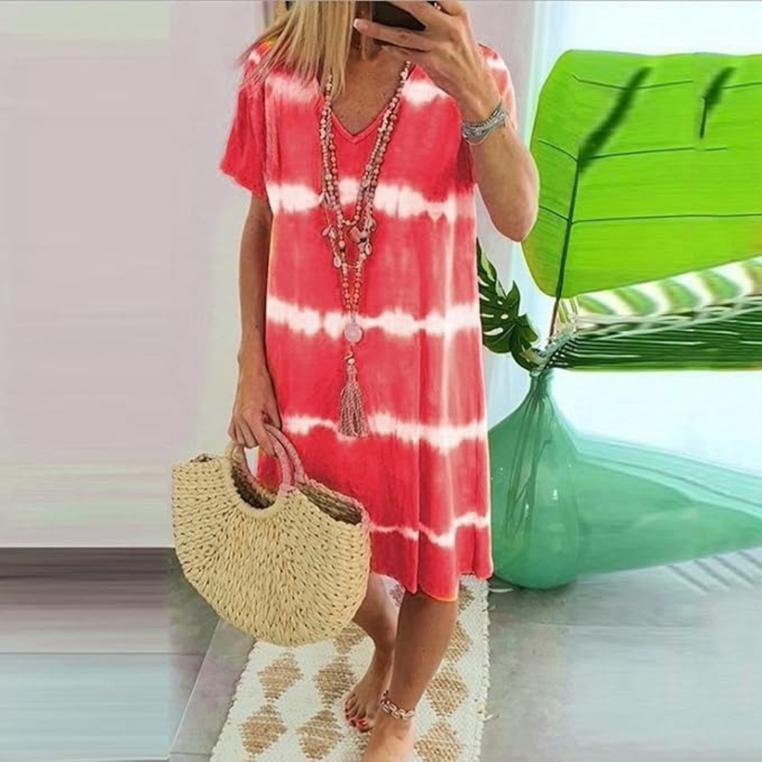 Wilma - Effortless Tie-Dye Dress