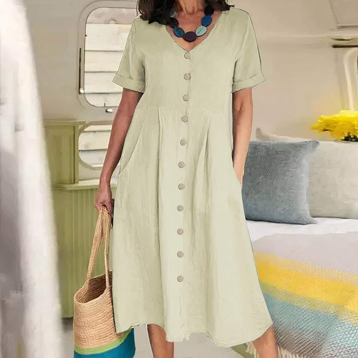 Briar - Effortless Buttoned Dress