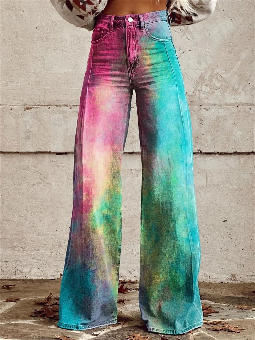 Ellie™ - High Waisted Wide Leg Trousers