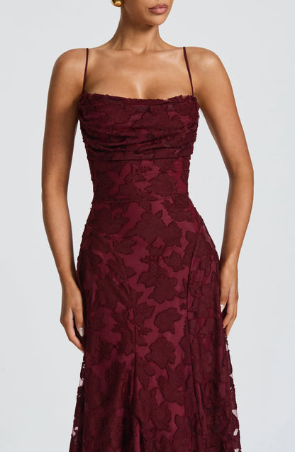 Aveline™ | Elegant Lace Corset Maxi Dress