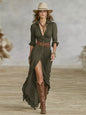 Soléane - Elegant Pleated Dress