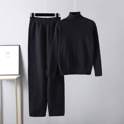 Michelle | Complete Two-Piece Cable Knit Lounge Set