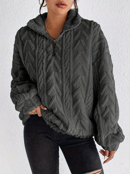 Zoe | Quarter-Zip Sweater