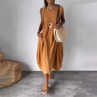 Amaris - Relaxed Sleeveless Dress