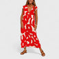 Valery™ | Flowing V-Neck Dress
